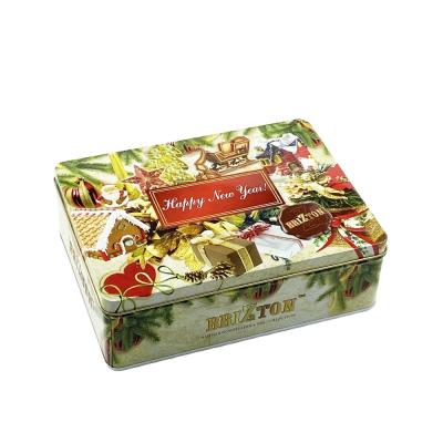 China Custom Printing Logo Packing Tin Empty Cans Recyclable For Sale Dominoes Game Tin for sale