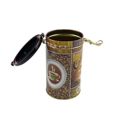 China Hot Beverage Vending Coffee Canister Coffee Tin Canister Metal Pot Customized for sale