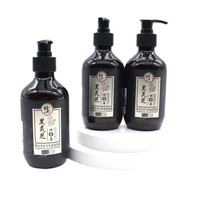 China Private Plant Extract Labelblack Ganzhi Shouwu Shampoo Solutionand Liquid Conditioner Treatment for sale