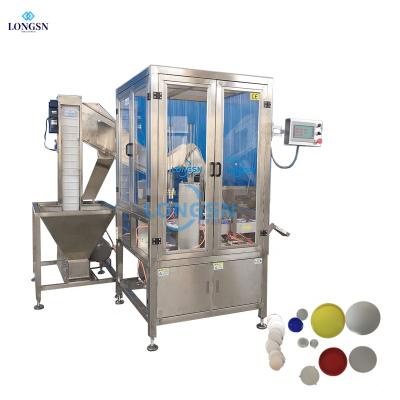 China Precise Lid Liner Putting Inserting Machine Cap Lining Machine Cap Wadding Machine for sale