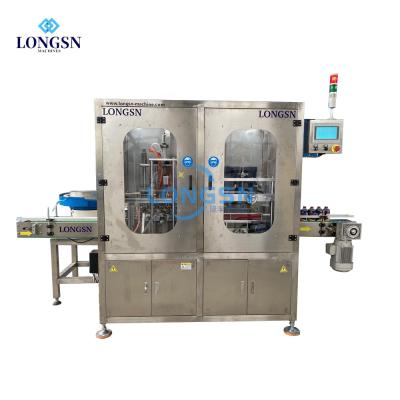 China Food Bottle Automatic Linear Plastic Screw Cap Capping Sealing Machine for Jar and Spindle Plastic Capper for sale