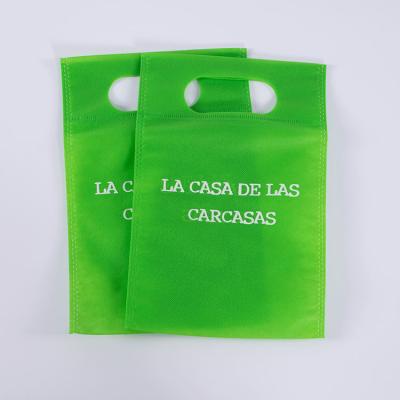 China Handled Customized d w u cut reusable pp non woven bags for shopping packing for sale