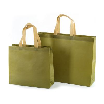 China Recyclable Custom Recyclable Tote Shopping Bag Eco Rpet Laminated Non Woven Bag for sale