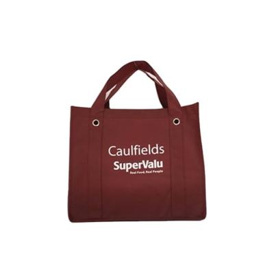 China Recyclable non woven shopping grocery bag Customized logo printing insulated foldable for sale