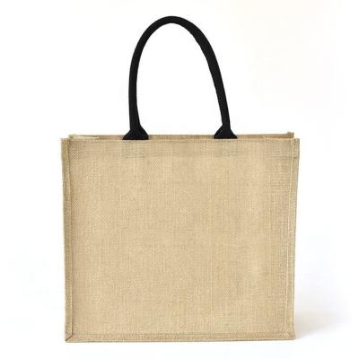 China Recyclable Jute Beutel Natural Jutebeutel Bedruck Mit Logo for sale