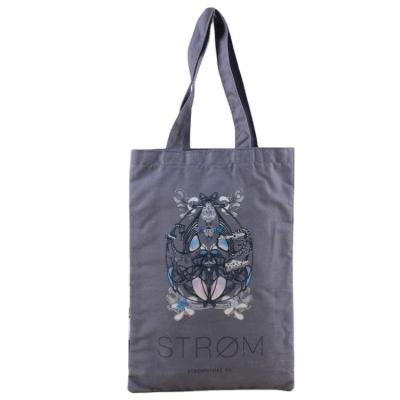 China Recyclable Fashion eco-friendly reusable printing cotton bamboo fabric shopping bag for sale