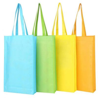 China Recyclable Custom logo printing non woven pp polypropylene tote bag murah for sale