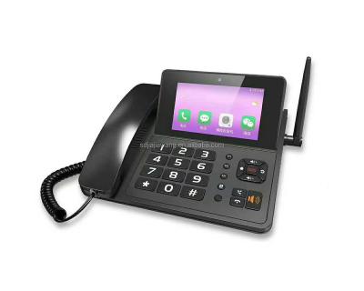 China 4G VOLTE LTE WCDMA GSM SIM Card Android Fixed Wireless Desk Phone with WiFi Hotspot Fixed Wireless Phone FWP FYQ for sale