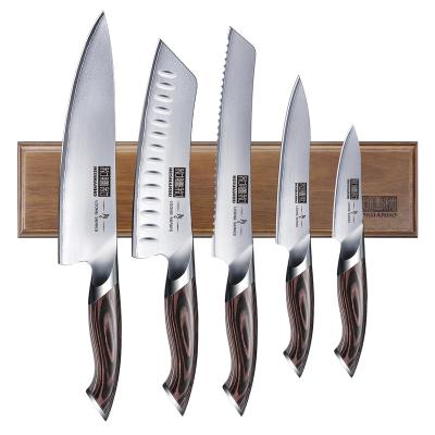 China HOSHANHO 6PCS Viable Classic 8 Inch Japanese Style Kitchen Chef Nakiri Knife Made Stainless Steel Plated High Carbon Steel for sale