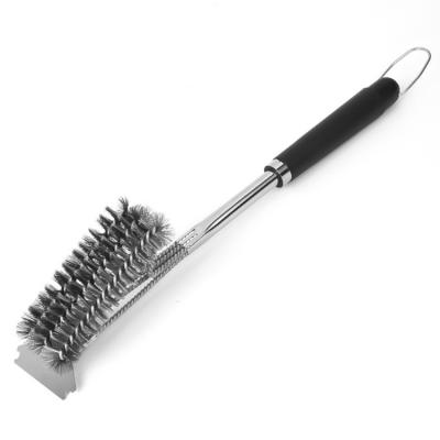 China Easily Cleaned Super Power BBQ Cleaner Accessories GRILL GRILL Grill Sweep Steam Cleaning Stainless Steel Brush Grill Brush for sale