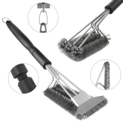 China Easily Cleaned Super Power BBQ Cleaner Accessories GRILL GRILL Grill Sweep Steam Cleaning Stainless Steel Cleaner BBQ Cleaning Brush for sale