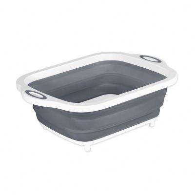 China 2021Hot Sale Folding Chopper Household Chopper Viable Mold Proof Plastic Vegetable Sink for sale