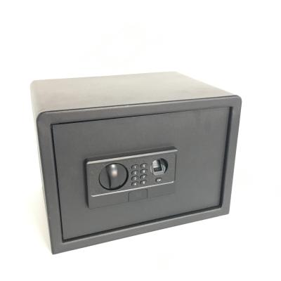 China Hot Rolling Steel High Quality Single Wall Drop Mount Security Operation Fingerprint Safe Box for sale