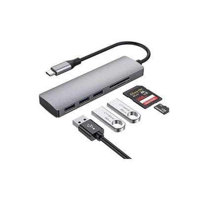 China Mobile Devices .desk Computer Mobile Devices .desk Computer Charging+Data Transfer+SD Card Usb 5 Into 1 Usb C Hub 5-in-1 Usb C Hub for sale