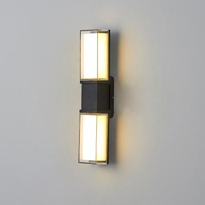 China Modern Modern LED Indoor Wall Light Home Living Room Bedroom Hotel Lighting Decoration Cube Sconce Wall Lamp for sale