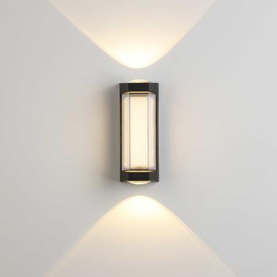 China Outdoor High Quality IP65 Modern Hotel Wall Sconce LED Outdoor Up And Down 12w Light Wall Lamp for sale