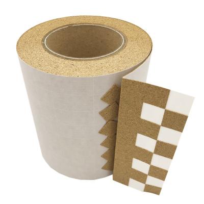 China Oak Factory Custom 0.8*19*19mm Rolls Cork Glass Spacer Protector Cork Adhesive Spacers Skin for sale