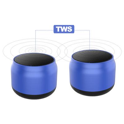 China Hot Portable Wireless Metal Mini Speaker Wireless Portable Bass Metal BT5.0 Video Call Speaker Sounds Audio Speaker for sale