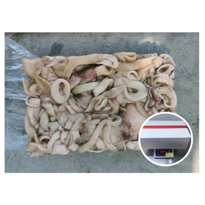 China Organic Supplier Skinning Giant Calamari Meat Gigas Frozen Broken Squid Strip for sale