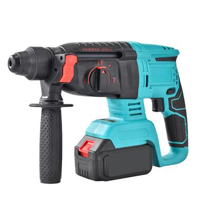 China 650w Sustainable Electric Power Tools Portable Rotary Hammer Drill Machine Demolition Lithium Battery Electric Hammer for sale