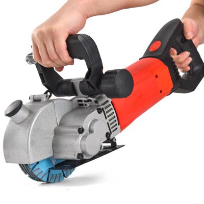 China Sustainable Electric Chaser Wall Cutting Grooving Machine Power Tool Blade Disc Wall Chaser Soft Dust Proof for sale