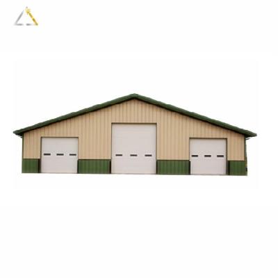 China Steel Workshop Double Storey Farmhouse Prefab Commercial Ready Made Barn Chicken Houses Poultry Metal Shed Kit for sale