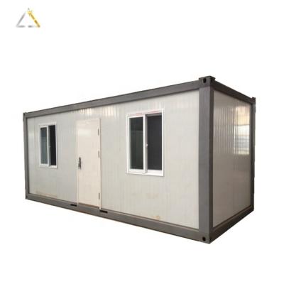 China Steel Prefab Storage 20ft Contemporary Low Cost Building Container House Earthquake Proof Housing Fast Light Price Folding Container for sale