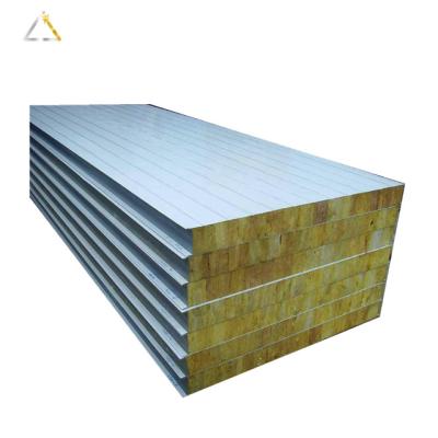 China Low Price Heatproof Rock Wool EPS Insulated Sandwich Panel for sale