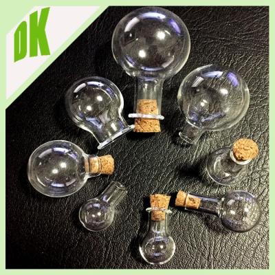 China Jewelry Necklace& votive bottle& wish of the bottle& glass bottle etc. cylinder glass bottle Custom Heart Shaped Rectangular Empty Mini Glass Bottle //Double Wall Perfume Bottle Swing Top for sale