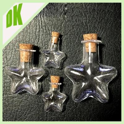 China Jewelry Necklace& votive bottle& wish of the bottle& wholesale empty clear heart shaped glass bottle etc. payment protection alibaba supplier of perfume with cork for sale