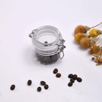 China Good Quality Cosmetic PET Plastic Body Scrub Jar 40ml Cosmetics Container for sale