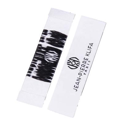 China Custom Private Name Logo High Density Textile Woven Silk Labels Washable For Shirt Collar Waist Cloth Labels Woven Fabric Labels Woven WI for sale