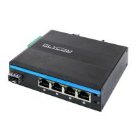Chine Commutateur industriel gauche de catégorie de Gigabit Ethernet 5 avec le port de fibre de SFP à vendre