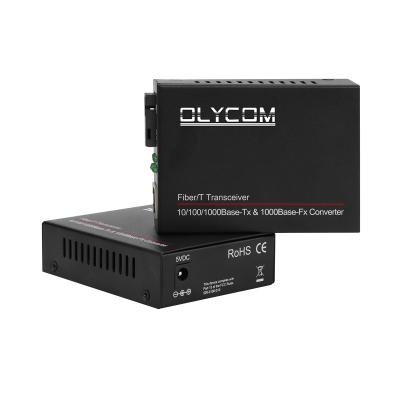 China Bidi 10 / 100 / 1000M Fiber Media Converter SM 60km SC 1310nm / 1550nm For FTTH for sale