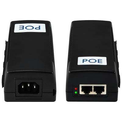 Cina Iniezione PoE commerciale da 60W Gigabit Mid Span 48V Output Desktop 15.4W/30W Compatibile in vendita