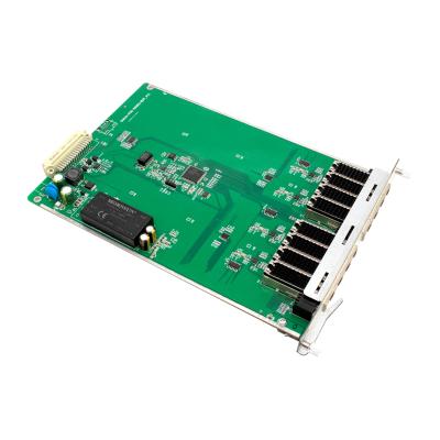 China DWDM/CWDM Transmission 8*Sfp+ 10G OTU Transponder Card C Band 50GHz 96 Waves for sale