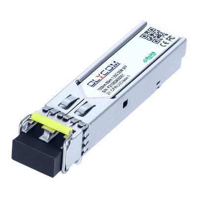 China 1.25G 80Km 1550nm SM Duplex LC Fiber Optical Transceiver for FTTH FTTB FTTX Network for sale