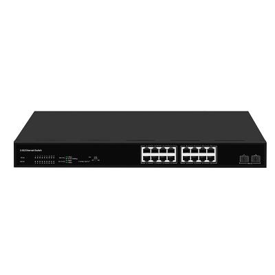 China 16 Port 2.5G Network Switch With 10G Fiber Unmanaged Auto-Adaptive Speed Optional PoE for sale