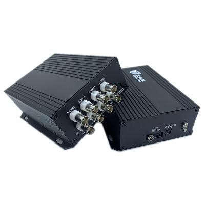 China 8 Port Analog Video Digital Optical Converter Multiplexer Over Coaxial Cable DC5V for sale