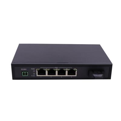 China 20KM Transmission Fiber Optic POE Switch for sale