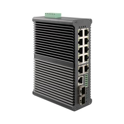 China Gigabit Ethernet 40Gbps 8 Haven Industriële Beheerde Poe Schakelaar tot 90W Te koop