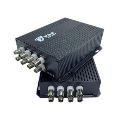 China CVI TVI Analog To Fiber Optic Converter Auto Adaptive Optical To Coaxial Converter for sale