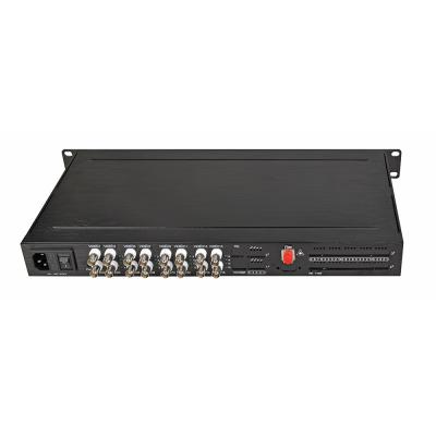 China HD 1080P AHD CVI TVI Fiber Video Digitale optische converter 16 poort AC 220V Input Te koop