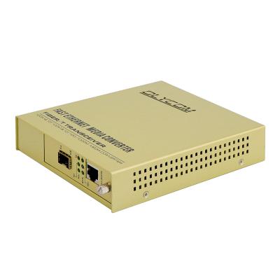 China SFP Single Fiber Media Converter 10/100Mbps AC Input Unmanaged LFPT 2KM 20KM for sale