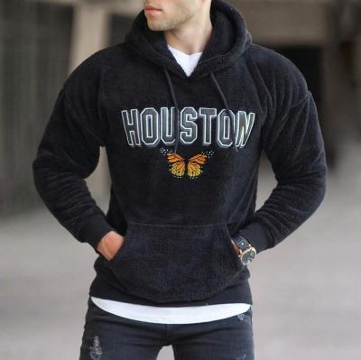 China Anti-wrinkle hot sale high quality men's fleece hoodie printed fleece hoodie for winter animal pattern print fleece hoodie for sale