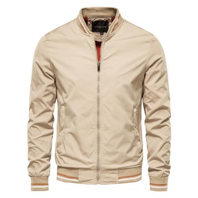 China Brand New Autumn Quality Reversible Wholesale Customized Reversible Splicing Slim Men's Solid Color Bomber Jackets For Men for sale