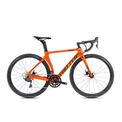 China Bestselling Carbon Fiber Twitter Thunder Atomic Cross Country Bike 50cm Road 700c Bike With Disc Brake for sale