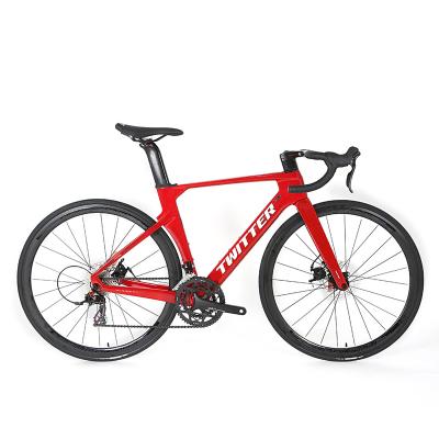 China Hot Selling EPS Tech Twitter R10 Carbon Fiber Road Bike 24 Speed ​​C Brake 700C Carbon Fiber Bikes for sale