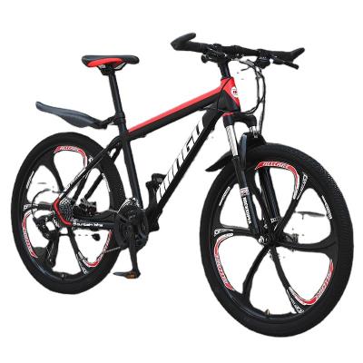 China Factory Wholesale High Carbon 26 Inch Wheel Mountain Bike High Carbon Integrated Road Speed ​​Bicycle Light Adult Bicycle for sale