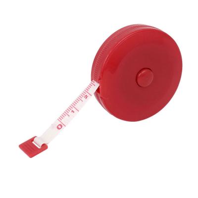 China 2020 Retractable Heddles Hot Selling Promotional Item Customized Brand Measuring Tape Small Plastic Measuring Tape for sale